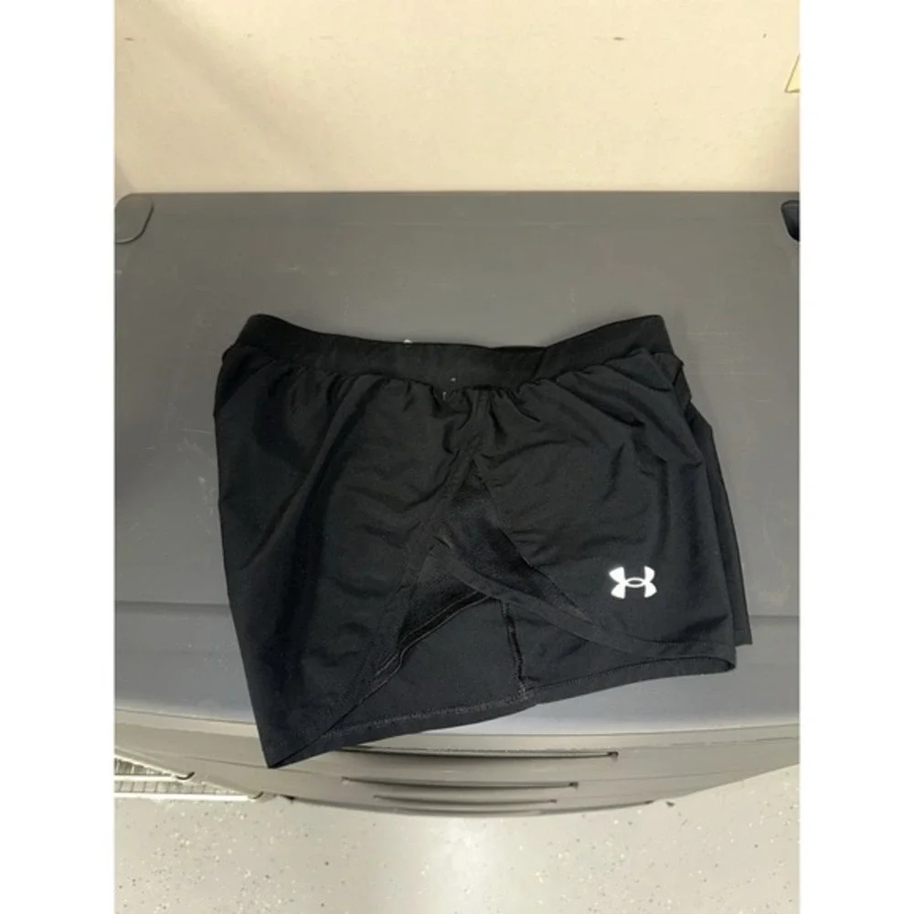 Black‎ Under Armour Shorts Athletic Extra Small XS Women's Drawstring Mesh